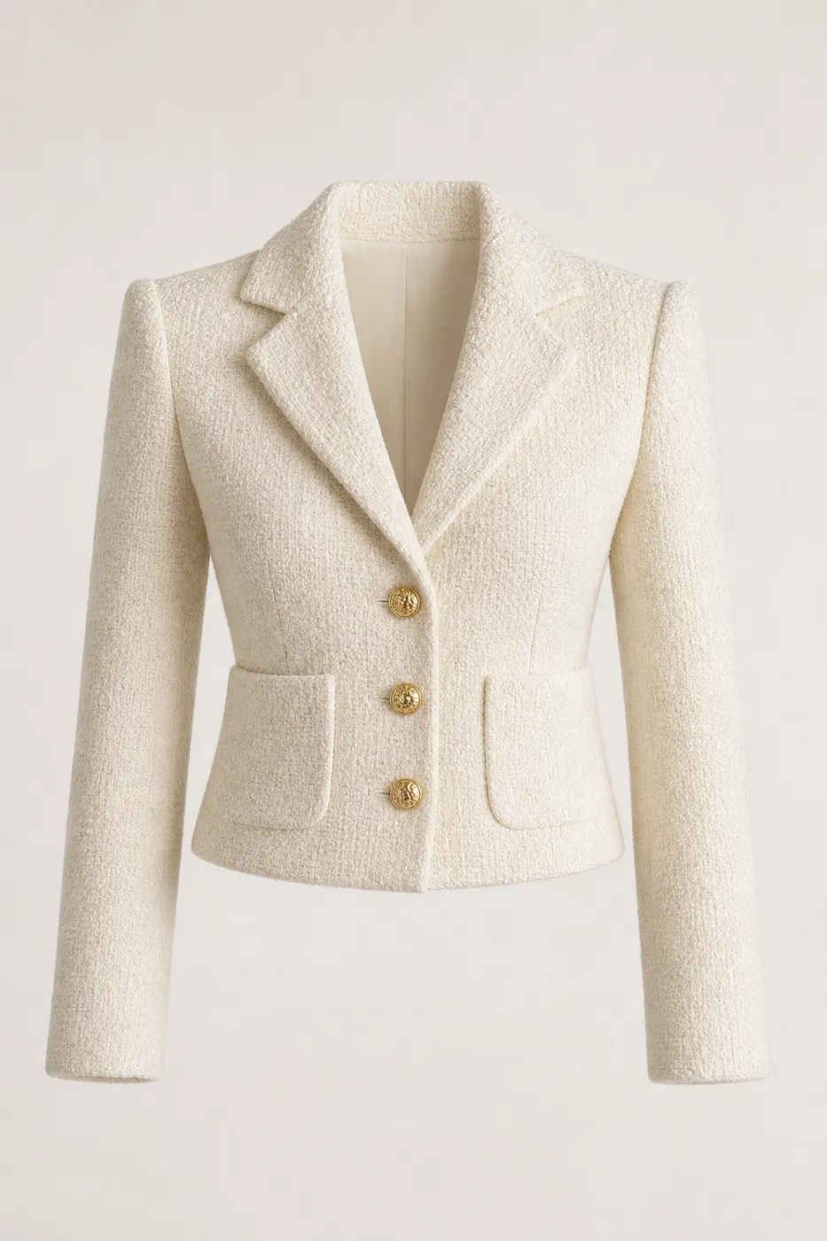 Edition Blazer Structuré en Laine Bouclée — Essentiel