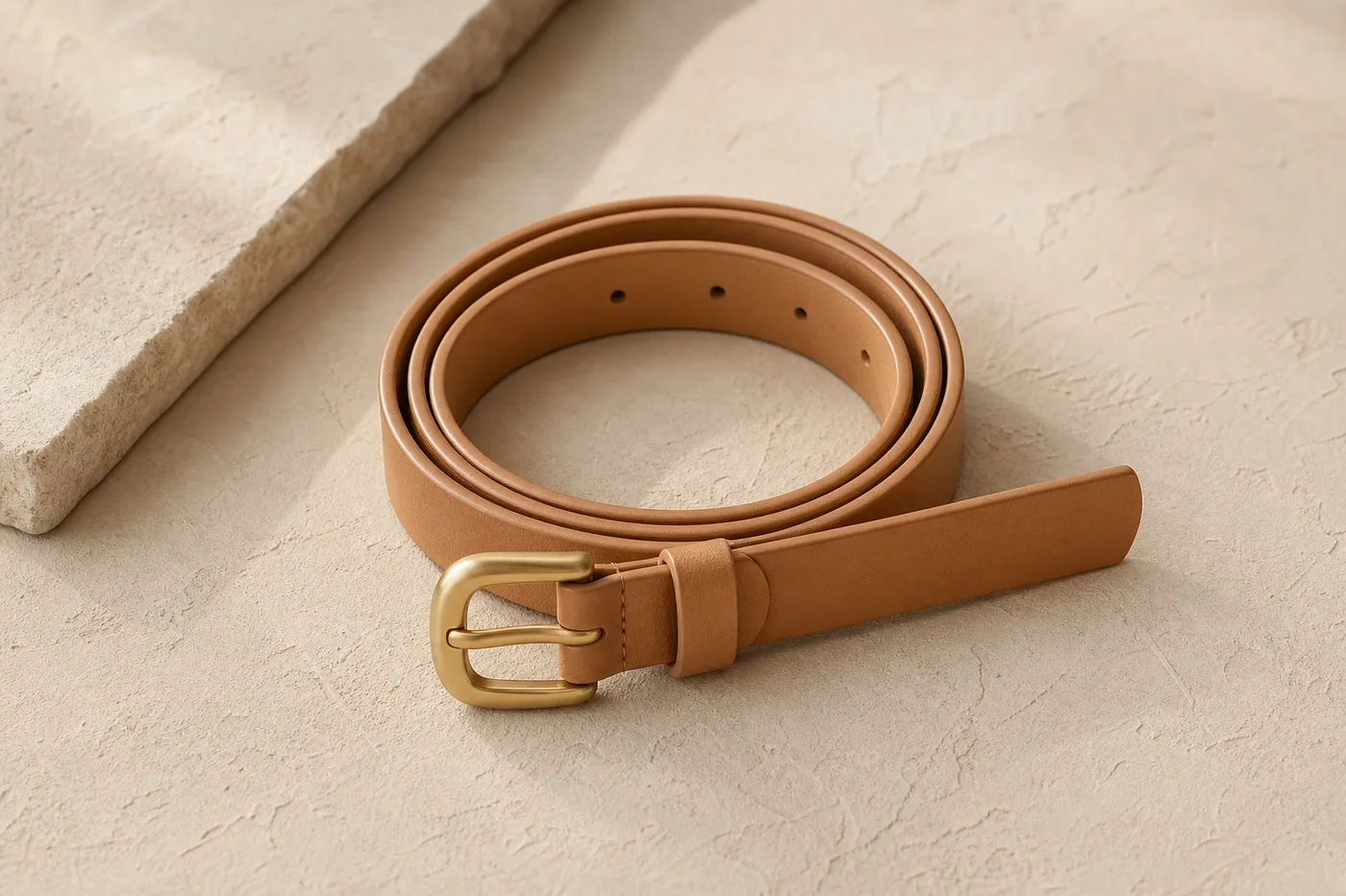 Ceinture Cuir Vegan Fine N°21